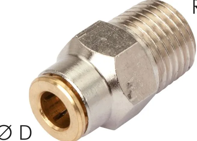 Hochdruck-Steckverschraubung R 1/8"-4mm