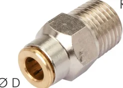 Hochdruck-Steckverschraubung M 10x1 (konisch)-4mm