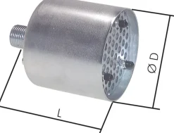 Hochleistungs-Schalldämpfer G 1-1/4" (PN 6 bar)