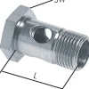 Hohlschraube 1-fach, M 14 x 1,5, Stahl verzinkt