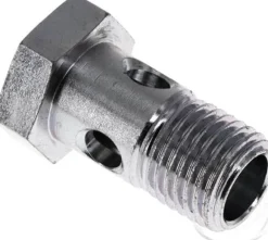 Hohlschraube 1-fach, M 14 x 1,5, Stahl verzinkt