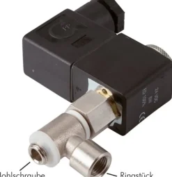 Hohlschrauben-Magnetventil G 1/8"-G 1/8", 2/2-Wege, 24 V= (NC)