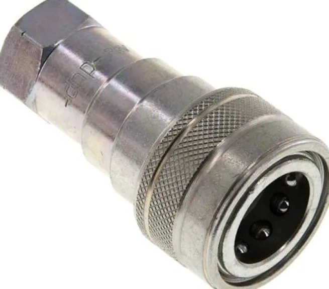 Hydraulikkupplung ISO 7241-1B, Muffe, NPT 3/8"(IG), Stahl