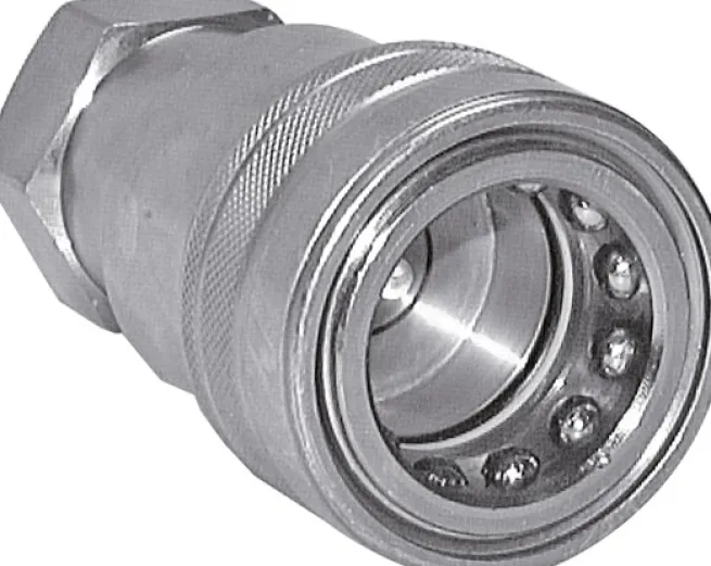 Hydraulikkupplung ISO 7241-1B, Muffe, NPT 3/8"(IG), Stahl