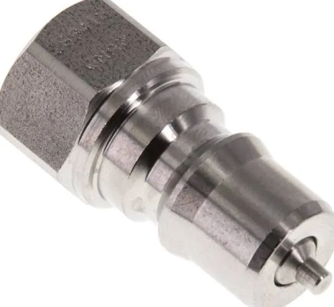 Hydraulikkupplung ISO 7241-1B, Stecker, G 1/4"(IG),Edelstahl