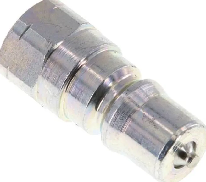 Hydraulikkupplung ISO 7241-1B, Stecker, NPT 1/8"(IG), Stahl