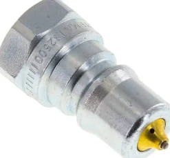 Hydraulikkupplung ISO 7241-1B, Stecker/Druckeleminator, G 1/4"(IG), Stahl