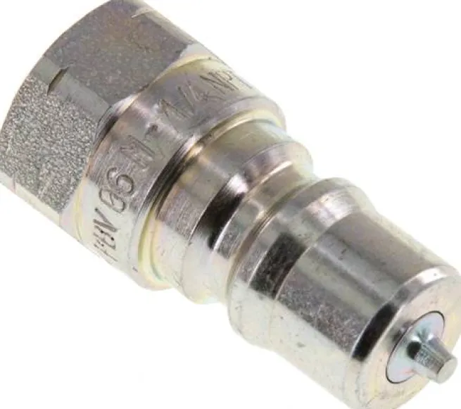 Hydraulikkupplung ISO 7241-1B, Stecker, NPT 1/4"(IG), Stahl