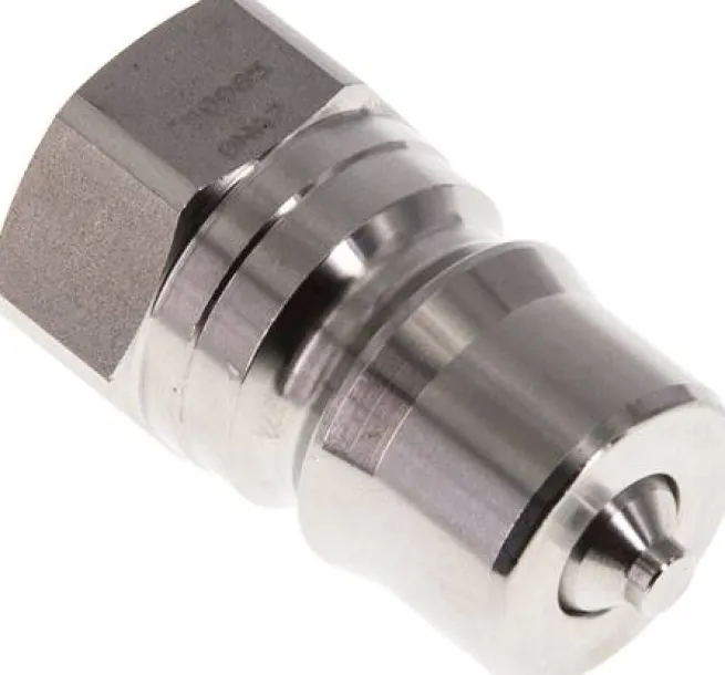 Hydraulikkupplung ISO 7241-1B, Stecker, G 1/2"(IG),Edelstahl