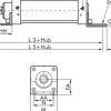 ISO 15552-Fußwinkel 63 mm, Stahl verzinkt