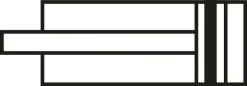 ISO 6432-Zylinder, doppeltwirkend, Kolben 16mm,Hub 200mm -Eco-Line