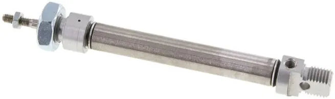 ISO 6432-Zylinder, einfachwirkend, Kolben 10mm, Hub 50mm