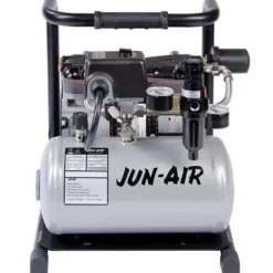 JUN-AIR leiser Kompressor 87R-4B ölfrei mit Filterdruckminderer JUNAIR