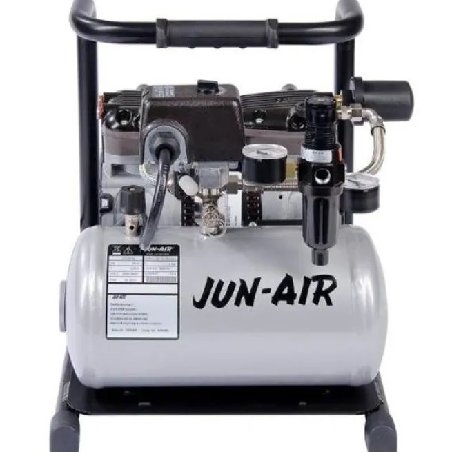 JUN-AIR leiser Kompressor 87R-4B ölfrei mit Filterdruckminderer JUNAIR
