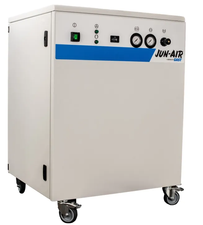 JUN-AIR leiser Kompressor 2x120R-40MQ6 ölfrei JUNAIR