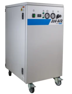 JUN-AIR ölfreier flüsterleiser Kompressor 106R-25MQ2 mit Tank und Adsorptiontrockner
