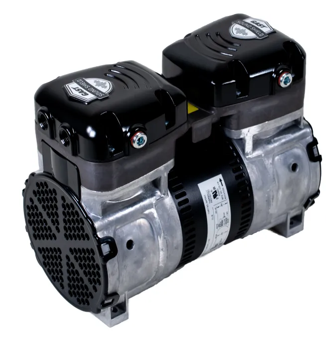 JUN-AIR ölfreier leiser Kompressor-Aggregat 87Rmit Sound Shield