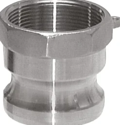 Kamlock-Stecker (A) Rp 2-1/2"(IG), Aluminium