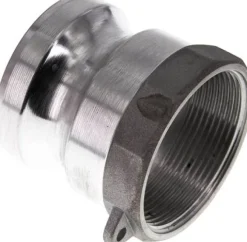 Kamlock-Stecker (A) Rp 2"(IG), Aluminium