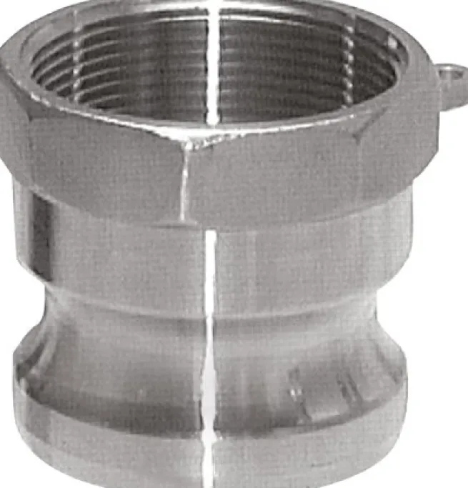 Kamlock-Stecker (A) Rp 3"(IG), Aluminium