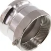 Kamlock-Stecker (A) Rp 3"(IG), Edelstahl (1.4408)
