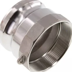 Kamlock-Stecker (A) Rp 3"(IG), Edelstahl (1.4408)