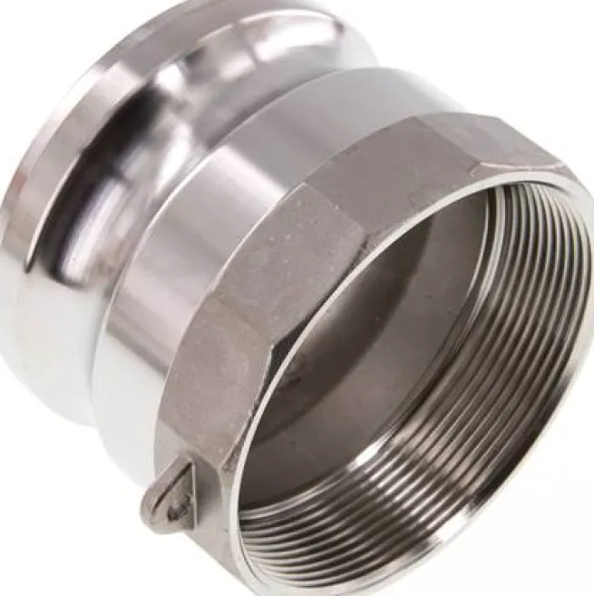 Kamlock-Stecker (A) Rp 3"(IG), Edelstahl (1.4408)