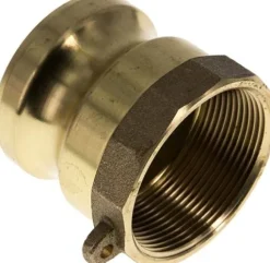 Kamlock-Stecker (A) Rp 2"(IG), Messing