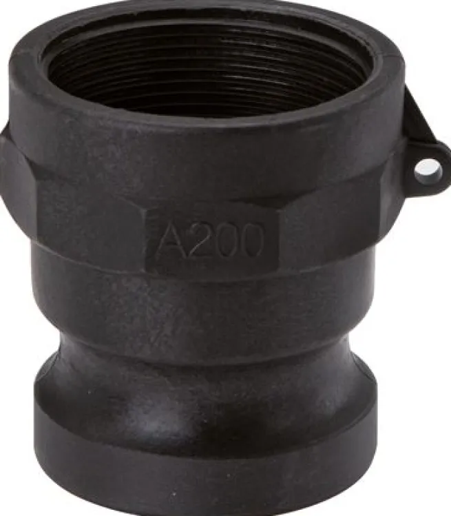 Kamlock-Stecker (A) Rp 1-1/2"(IG), Polypropylen