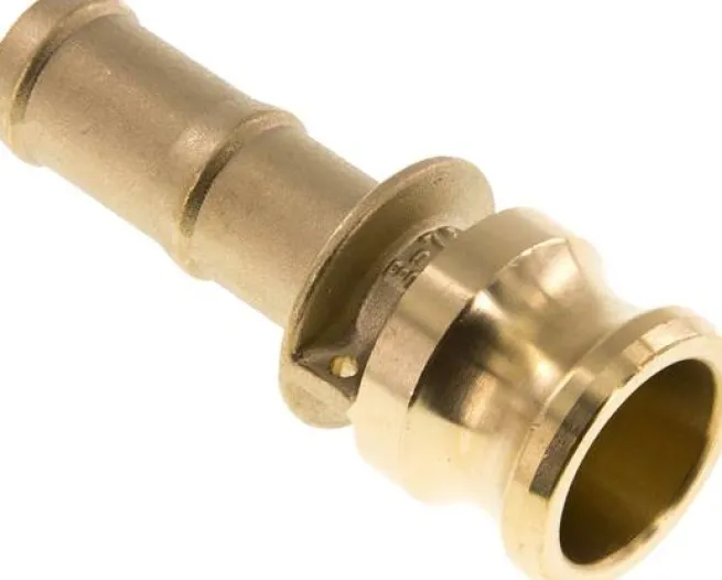 Kamlock-Stecker (E) 19 (3/4")mm Schlauch, Messing