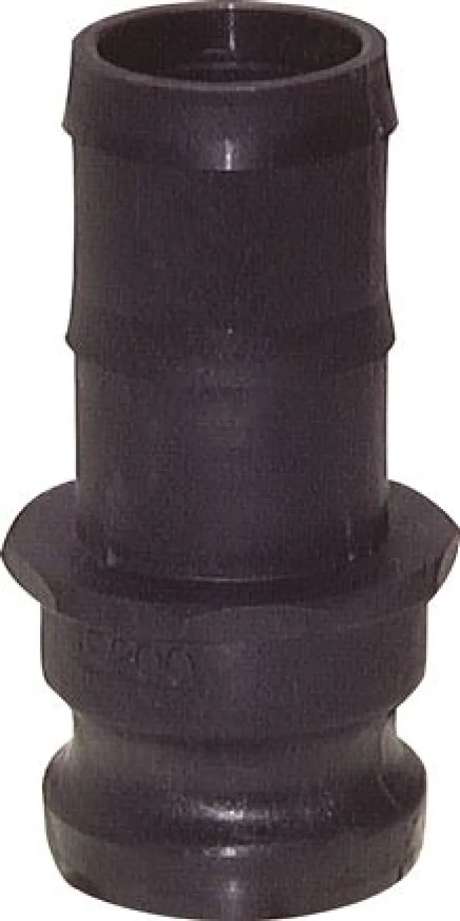 Kamlock-Stecker (E) 32 (1-1/4")mm Schlauch, Polypropylen