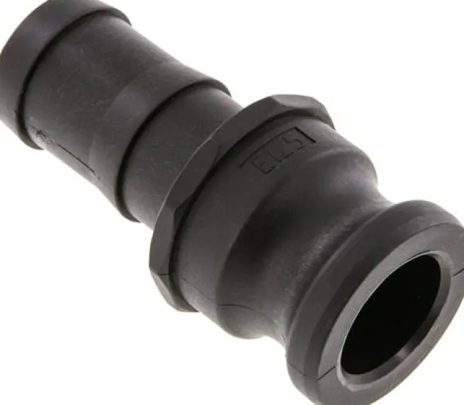Kamlock-Stecker (E) 32 (1-1/4")mm Schlauch, Polypropylen