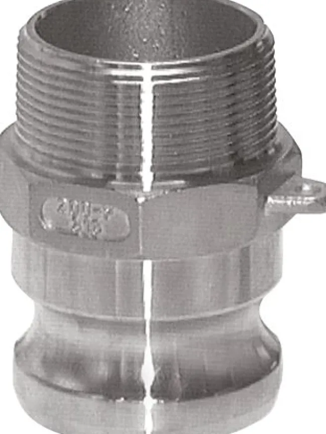 Kamlock-Stecker (F) R 1-1/2"(AG), Aluminium