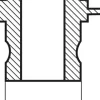 Kamlock-Stecker (F) R 2"(AG), Edelstahl (1.4408)