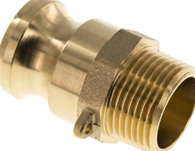 Kamlock-Stecker (F) R 1"(AG), Messing