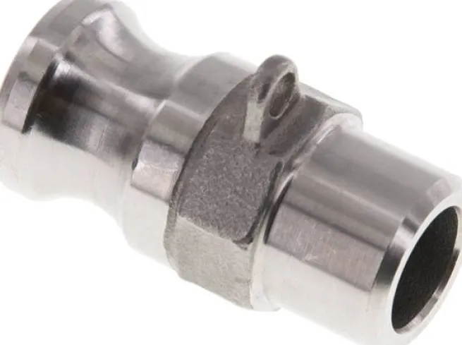 Kamlock-Stecker mit Anschweißende 21,3mm