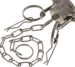 Kamlock-Verschlusskappe (DC) 1/2", Edelstahl (1.4408)