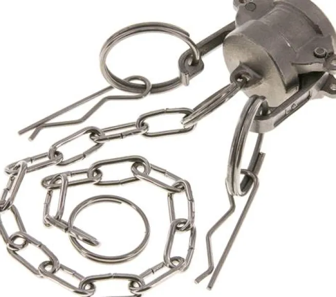Kamlock-Verschlusskappe (DC) 1/2", Edelstahl (1.4408)