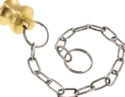 Kamlock-Verschlussstecker (DP) 3/4", Messing