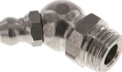 45° Kegelschmiernippel, M 10x1 (konisch), 1.4305 (6-kant)