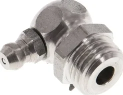 90° Kegelschmiernippel, R 1/4", 1.4305 (6-kant)