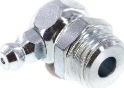 90° Kegelschmiernippel, R 1/4", Stahl verzinkt (6-kant)
