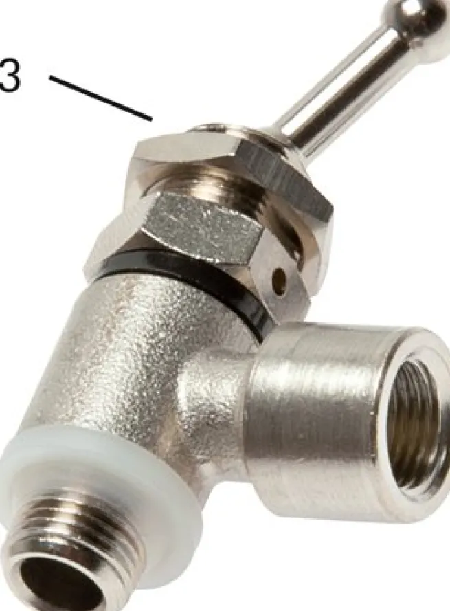 Kipphebelventil 2/2-Wege, G 1/4" (IG)-G 1/4" (AG)