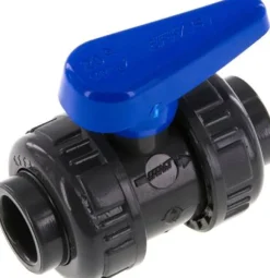 Klebemuffen-Kugelhahn, PVC-U / EPDM, 20mm (Wasserausf.)