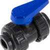 Klebemuffen-Kugelhahn, PVC-U / EPDM, 16mm (Wasserausf.)