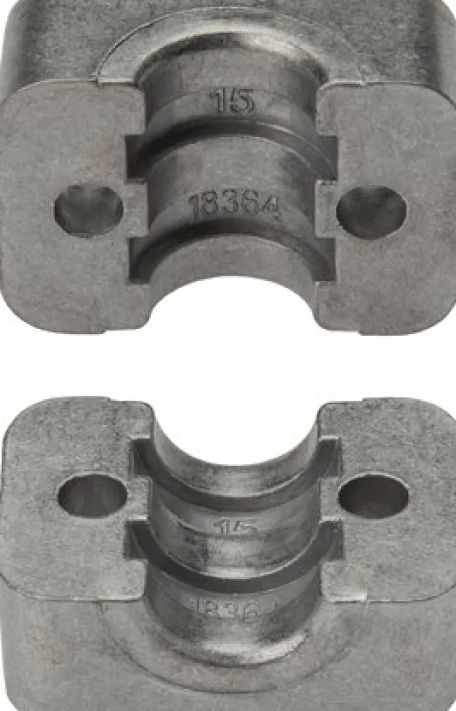 Klemmbackenpaar 30mm, Baugröße 4, leichte Baureihe Aluminium