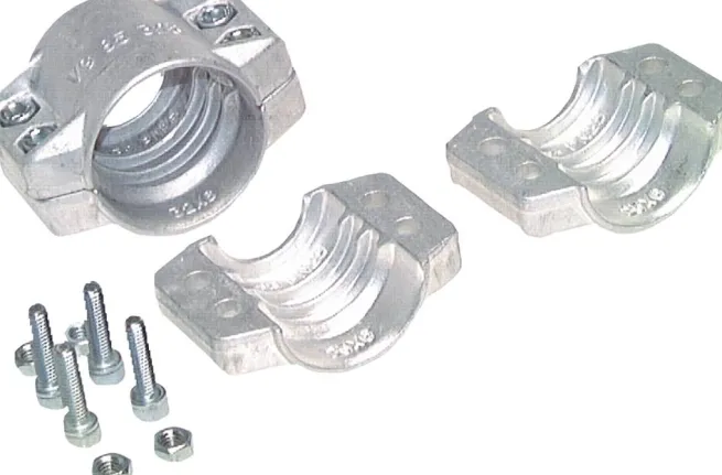 Klemmschalen 63 - 67mm, Aluminium, EN14420-3 (DIN2817)