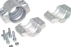 Klemmschalen 43 - 46mm, Aluminium, EN14420-3 (DIN2817)