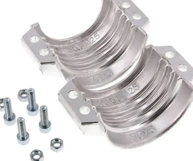 Klemmschalen 89 - 93mm, Aluminium, EN14420-3 (DIN2817)