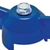 Kombigriff-blau, Größe 4, Knebel (Aluminium lackiert)
